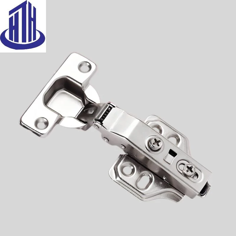 Adjustable Soft Closing Stainless Steel Hydraulic Hinge Cabinet Door Hardware Furniture Hinge